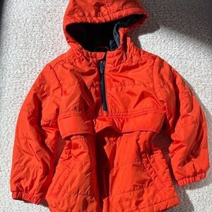 Old Navy Kids Bright Orange Puffer Jacket